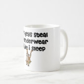 Apen stelen mijn ondergoed! koffiemok (Voorkant rechts)