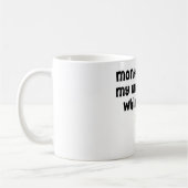 Apen stelen mijn ondergoed! koffiemok (Links)