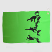 Apen Troep Golfhanddoek (Horizontaal)