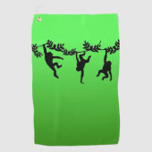 Apen Troep Golfhanddoek (Voorkant)