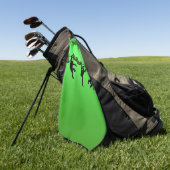 Apen Troep Golfhanddoek (Groen)