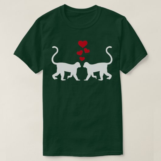 Apen uit liefde t-shirt (Design voorkant)