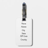 apen uit mijn werelddierserie bagagelabel (Achterkant verticaal)