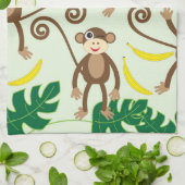 Apen uithangen theedoek (Gevouwen)