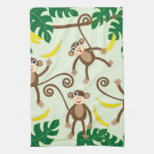 Apen uithangen theedoek (Verticaal)