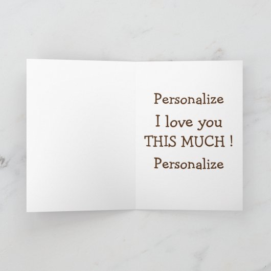 Apen verzorgen elkaar grappig romantisch schattig kaart (Binnen)