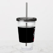 Apen zien code doen Webontwikkelaar humor Acryl Drinkbeker (Rechts)