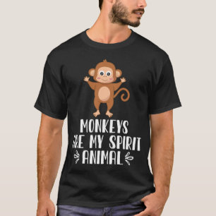 apen zijn mijn gedistilleerde dieren t-shirt