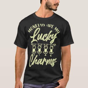 Apen zijn mijn Lucky Charms Animal T-shirt