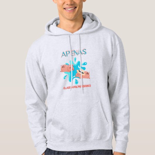 "Apenas el agua pal marrano" varken citaat Hoodie (Voorkant)