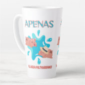 "Apenas el agua pal marrano" varken citaat Latte Mok (Linkerhoek)