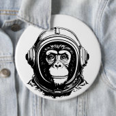 Apenastronaut Ronde Button 6,0 Cm (In situ)
