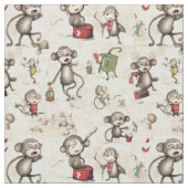 Apenavonturen: Whimsy Monkey Stof (Close Up)