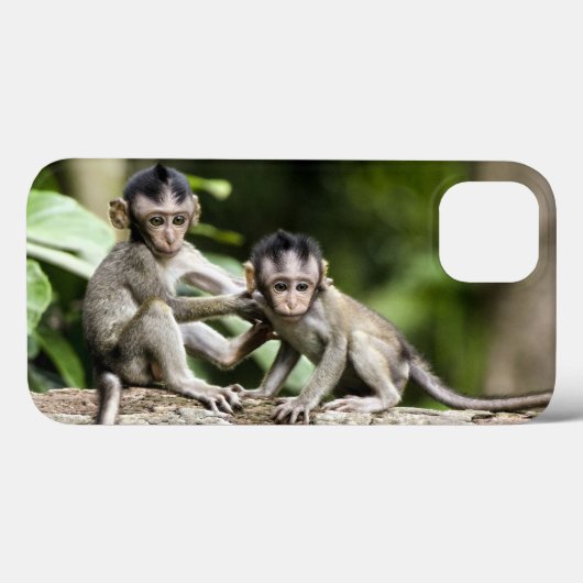 Apenbaby's in Natuur Case-Mate iPhone Case (Achterkant (horizontaal))