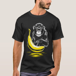 Apenbanaan Kunst Dierenliefhebber Motief Mannen Vr T-shirt