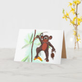 apenbananenkokospalm kaart (Gele Bloem)