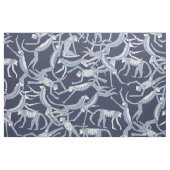 apenblauw stof (Fat Quarter)