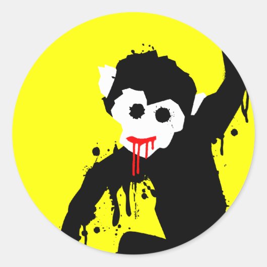 apendripz ronde sticker (Voorkant)