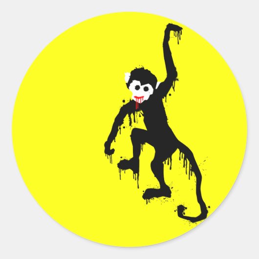 apendripz ronde sticker (Voorkant)