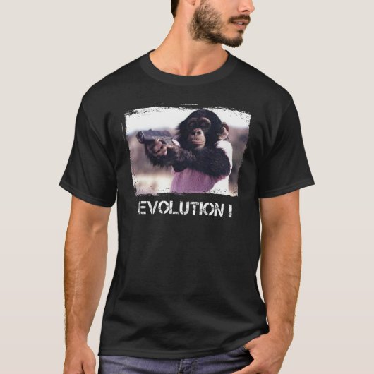 apenevolutieopname t-shirt (Voorkant)