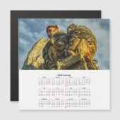 Apenfamilie Magnetische Kaart kalender (Voorkant / Achterkant)