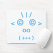 Apengezicht (blauw) muismat (Met muis)