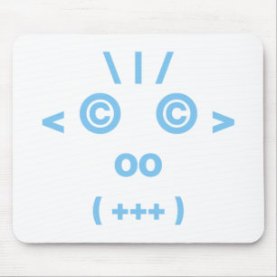 Apengezicht (blauw) muismat