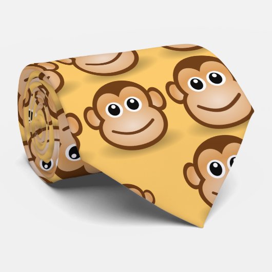 Apengezicht Stropdas (Opgerold)