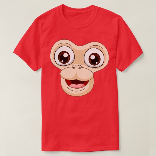 Apengezicht T-shirt (Design voorkant)