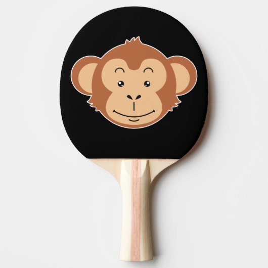 Apengezicht Tafeltennisbatje (Voorkant)