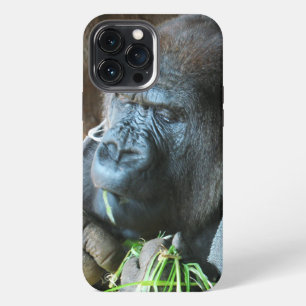 Apenkap ~ Japanse Gorilla Eet iPhone 13 Pro Max Hoesje