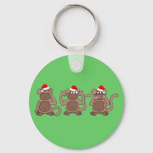 apenkerstmis sleutelhanger (Voorkant)