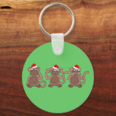 apenkerstmis sleutelhanger (Voorkant)