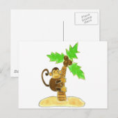 apenklimboom briefkaart (Voorkant / Achterkant)