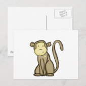 apenliefde briefkaart (Voorkant / Achterkant)