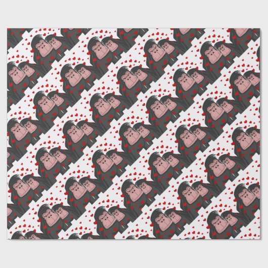 Apenliefde Cadeaupapier (Vlak)