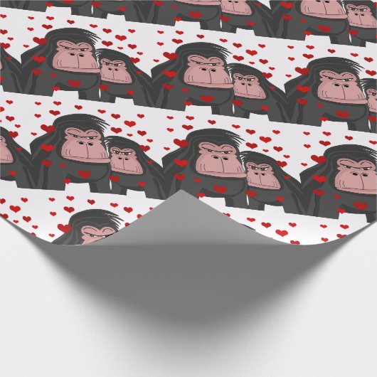 Apenliefde Cadeaupapier (Hoek)