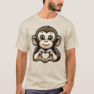 Apenliefhebber Ik hou van apen T-shirt