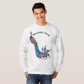 Apenliefhebber T-shirt (Voorkant volledig)