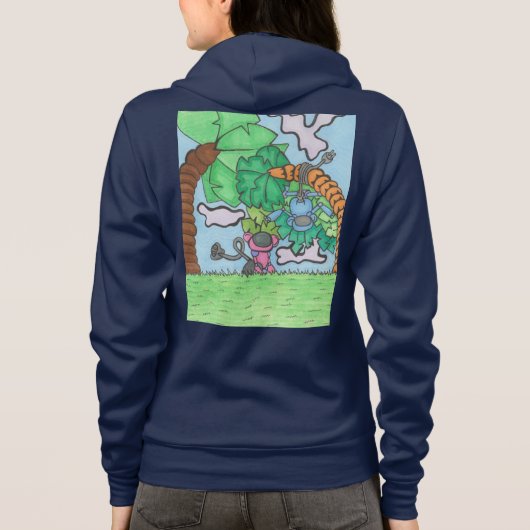 apenmix hoodie (Achterkant)