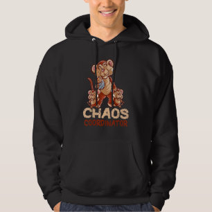 Apenmoeder Chaos Coördinator Moederaap Mot Hoodie