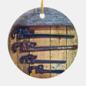 Apenmoersleutels Keramisch Ornament (Achterkant)