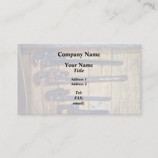 Apenmoersleutels Visitekaartje (Voorkant)