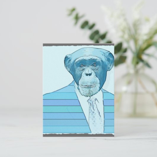 apenpak briefkaart (Staand voorkant)