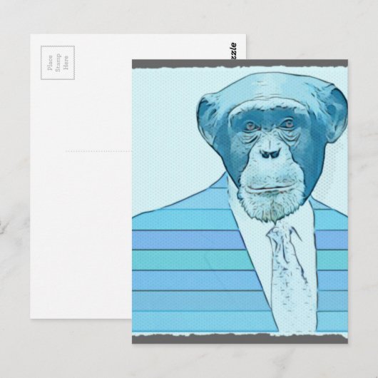 apenpak briefkaart (Voorkant / Achterkant)