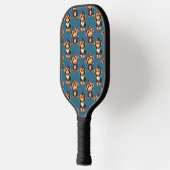 Apenpatroonontwerp Blauw Pickleball Paddle (Links)