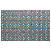 Apenpatroonontwerp Blauw Stof (Yard (91,4 cm))