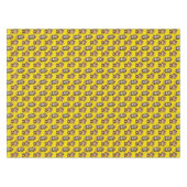 Apenpatroonontwerp Geel Tafelkleed (Voorkant (Horizontaal))