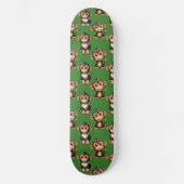 Apenpatroonontwerp Groen  Persoonlijk Skateboard (Voorkant)