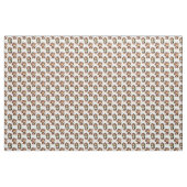 Apenpatroonontwerp Wit Stof (Yard (91,4 cm))